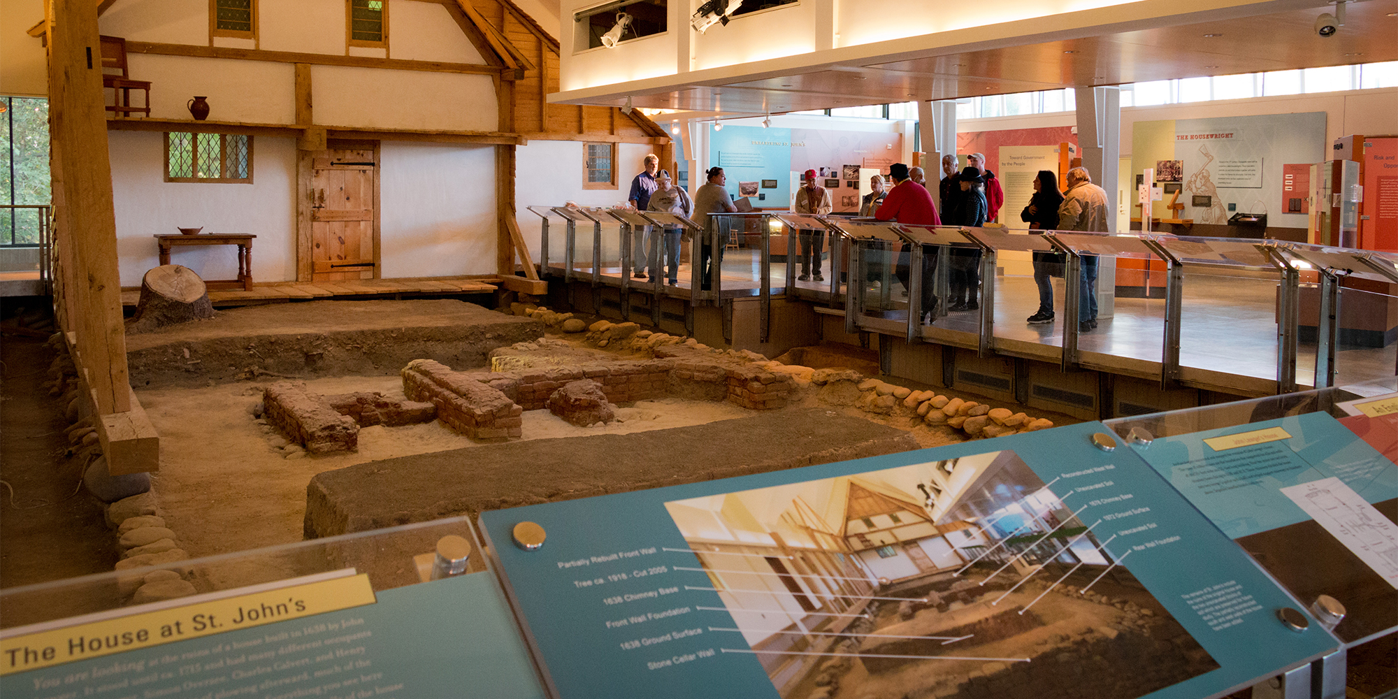 St. John's Site Museum is a premiere museum of archaeology, and rare opportunity to see a partially excavated and preserved site.