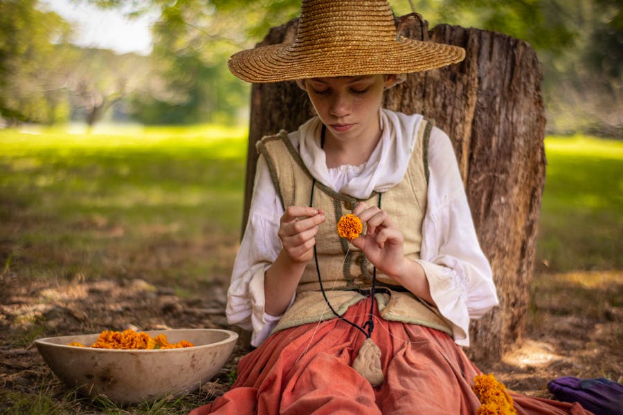 A homeschool program offers students the chance to interpret to the public and learn historical skills
