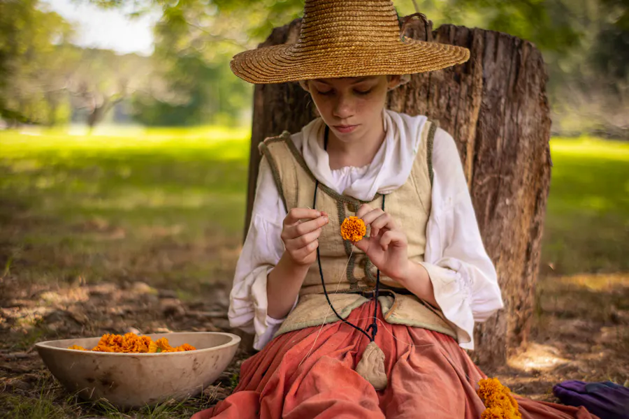 A homeschool program offers students the chance to interpret to the public and learn historical skills